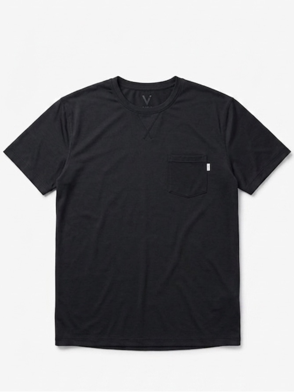 Vuori Tradewinds Performance Pocket Tee XL Black